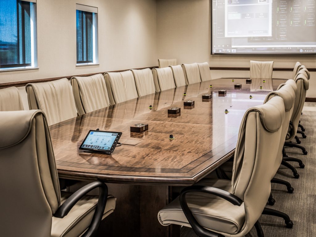 transitional conference table