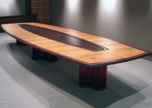 AC Lines Custom Conference Room Tables with Power