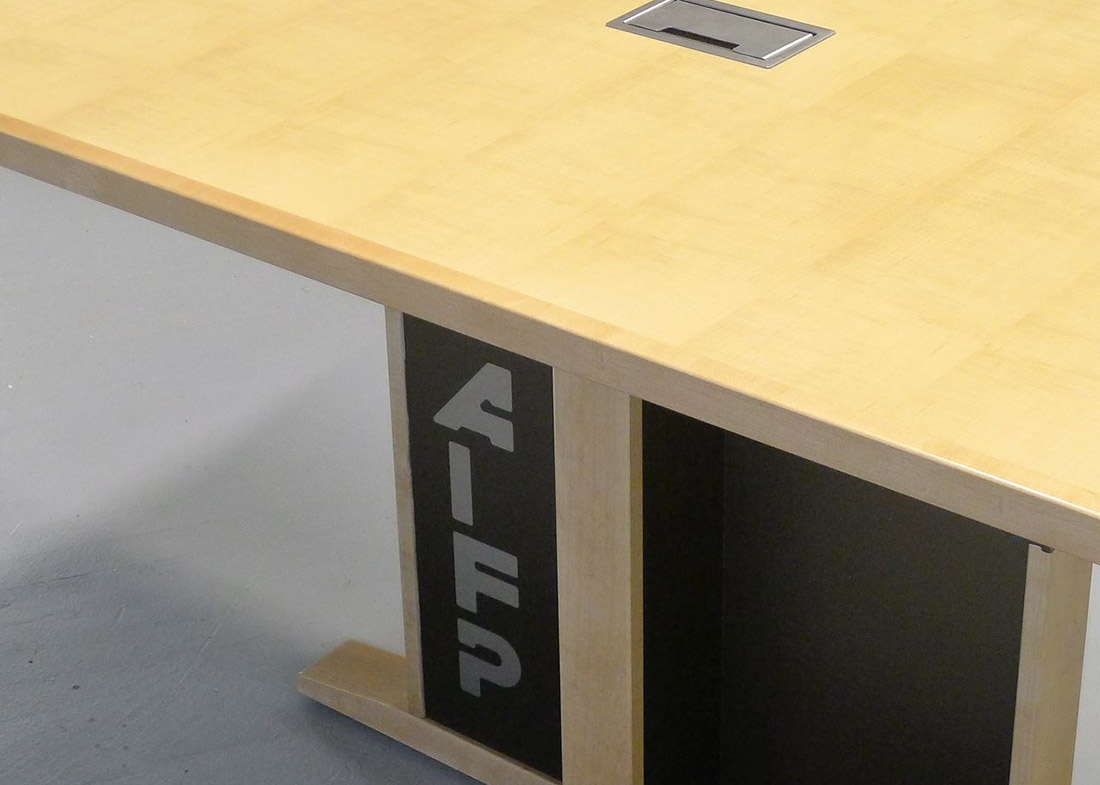AIFP Custom Modular Conference Table with Power