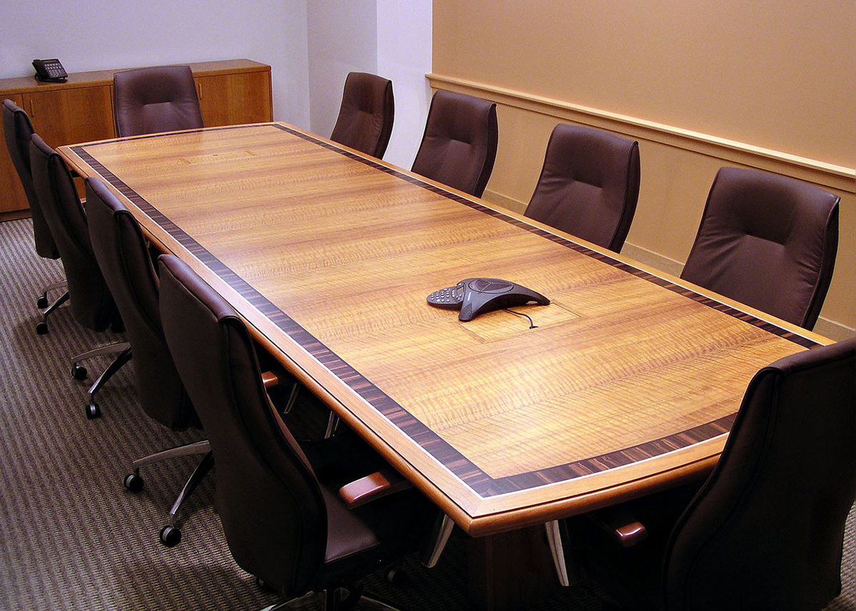 Traditional Maple Conference Table