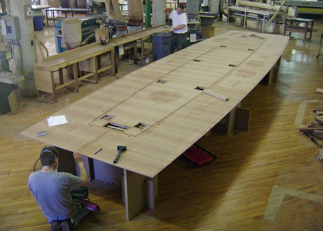 Large Meeting Room Table with AV