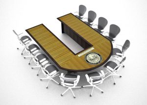 Drexel University U Shaped Conference Room Tables