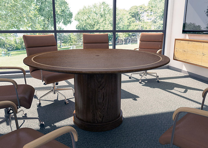 Essent Custom Round Conference Table