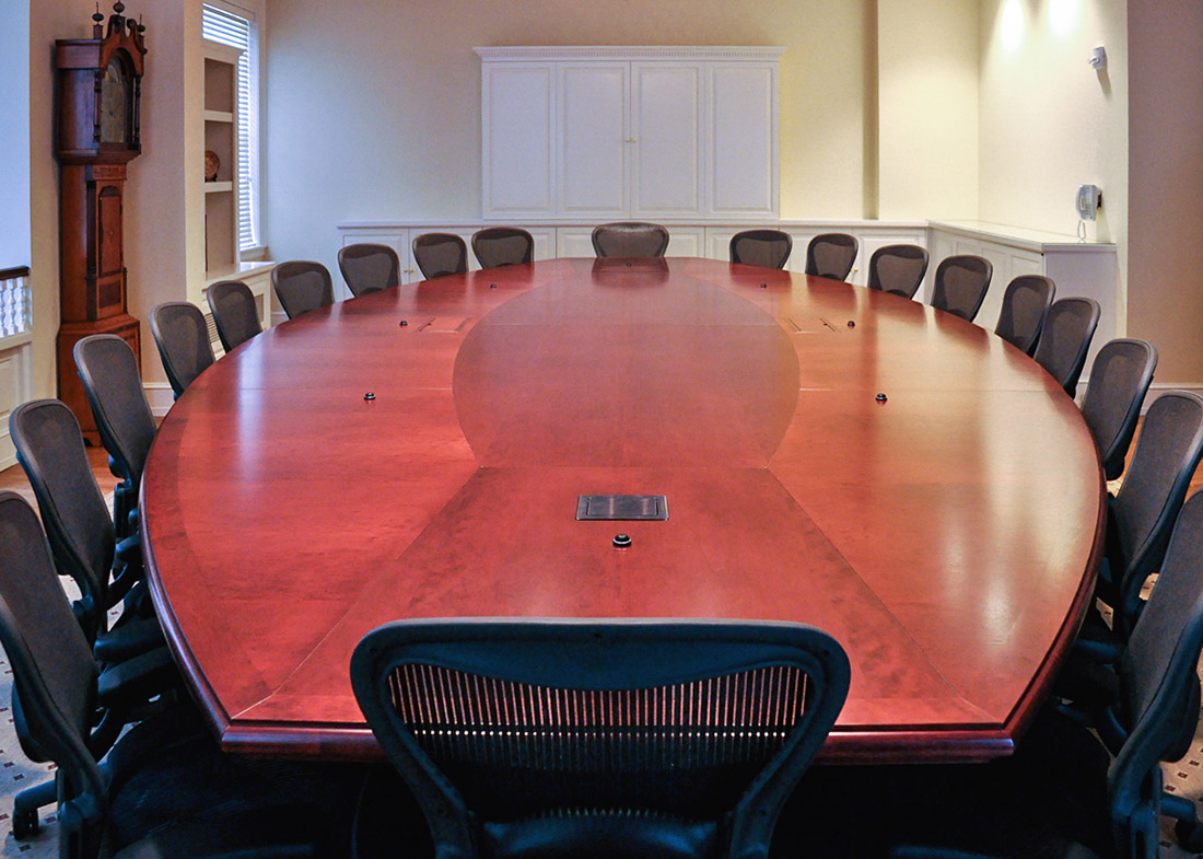 Harvard Cabot Room 20 Person Conference Table