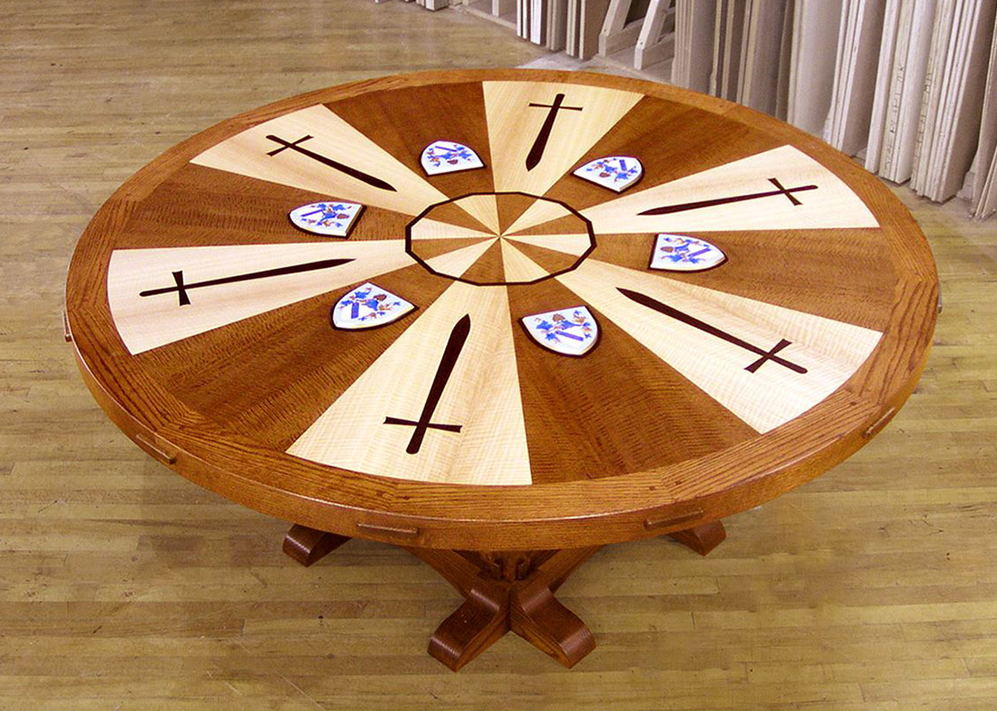 King Arthur S Round Table Paul Downs, Why Did King Arthur Have A Round Table
