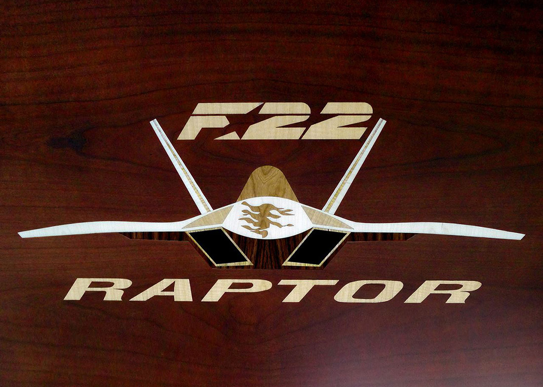 Lockheed Martin Raptor Logo Long Meeting Table