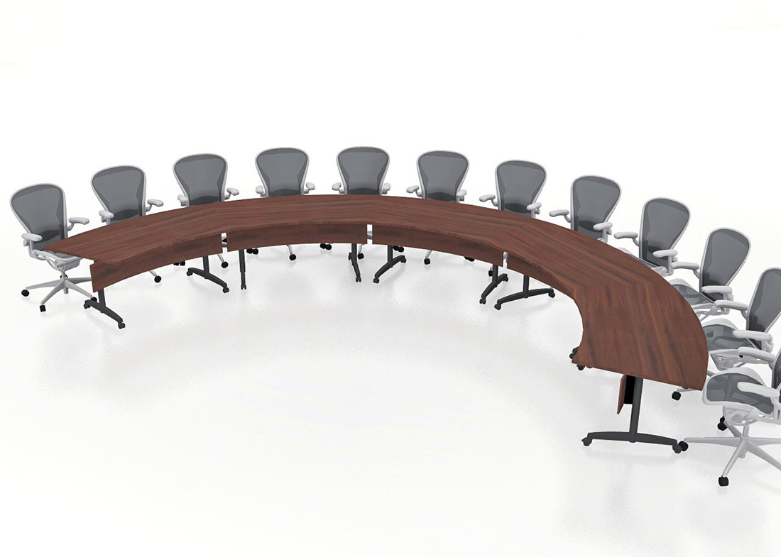 Lodge Grass U Shaped Conference Table