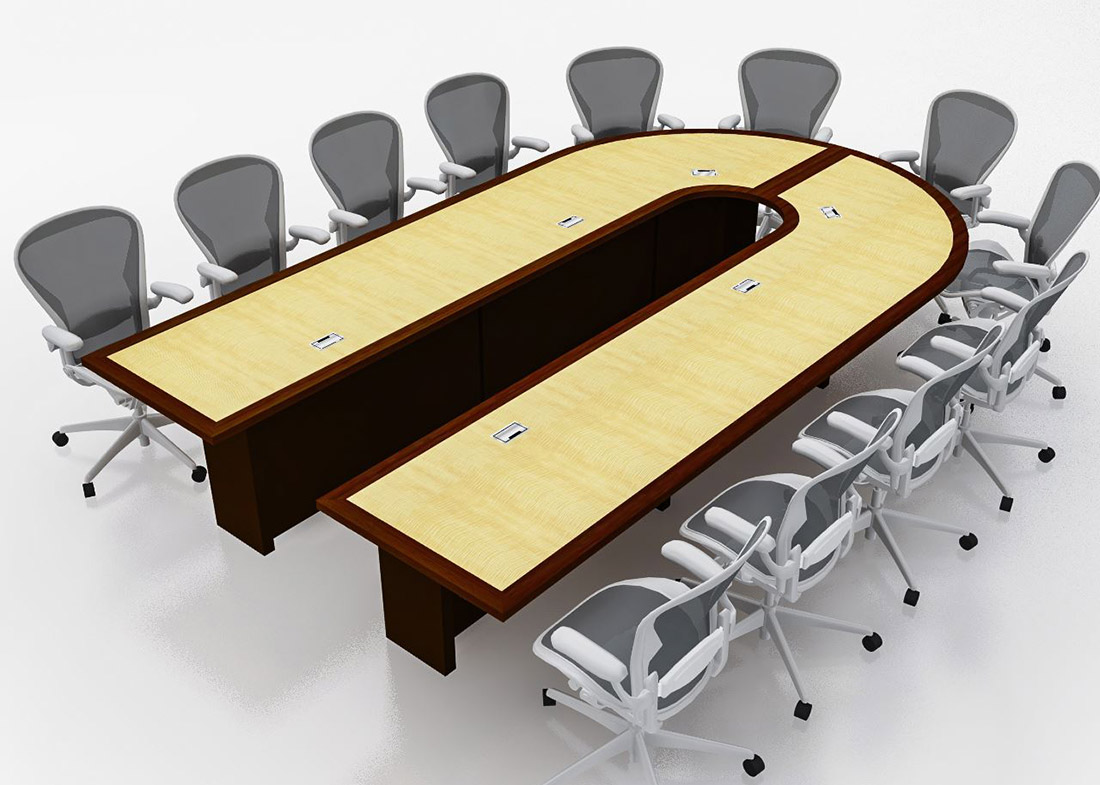 Mallinckrodt Modular Conference Room Table