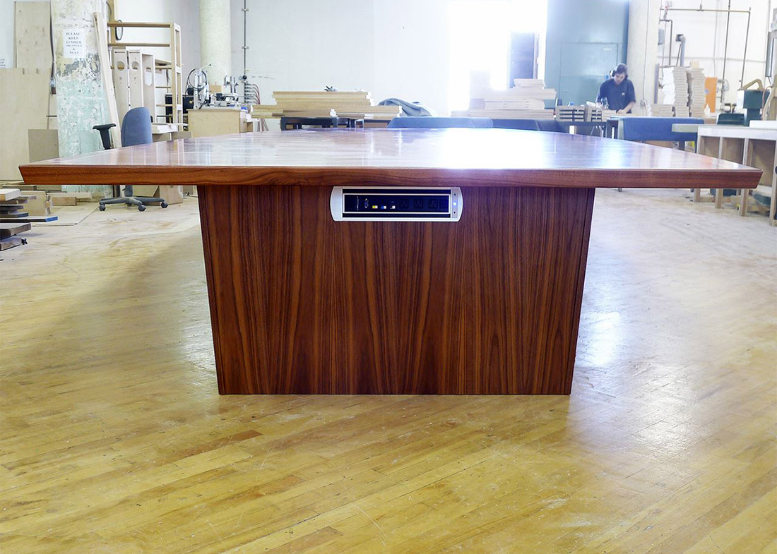 Mcintosh LL Bean Modern Conference Table with Power