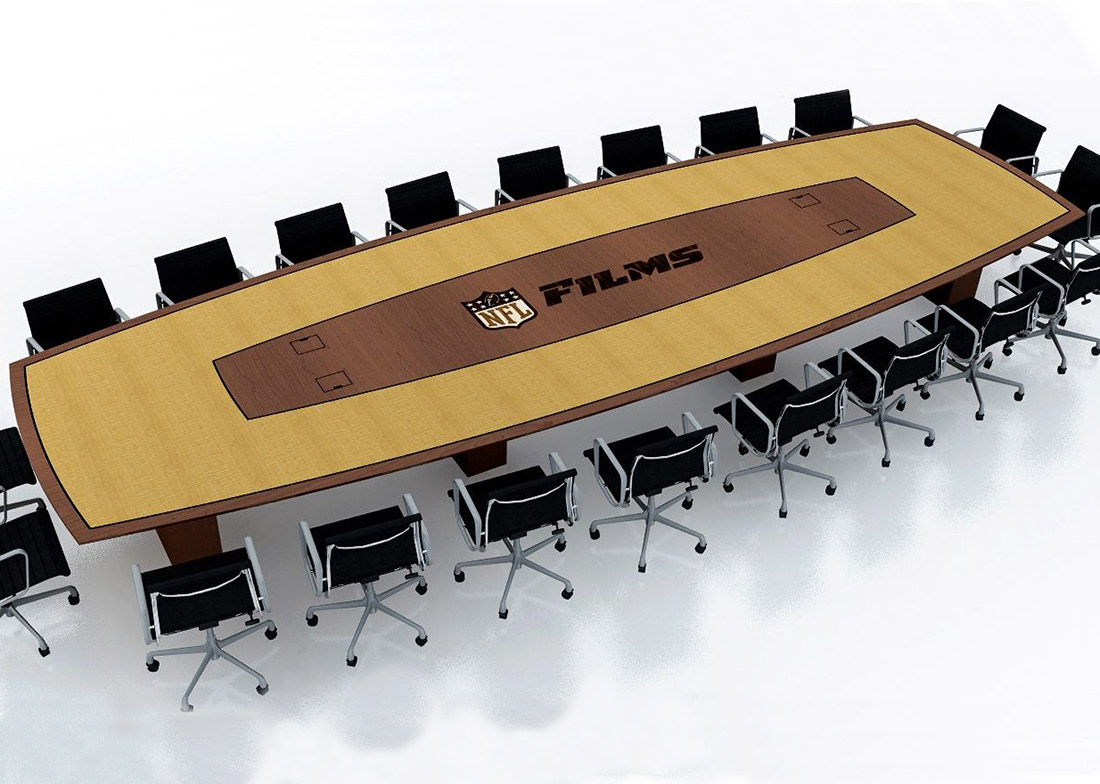 NFL Films Boat Conference Table with Power