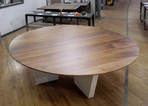 Zwilling Round Solid Wood Conference Table