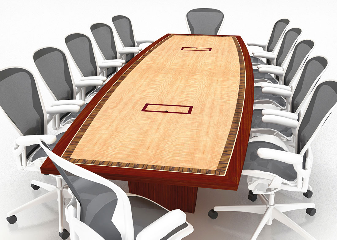 MCR Oil Tools 12 Person Conference Table