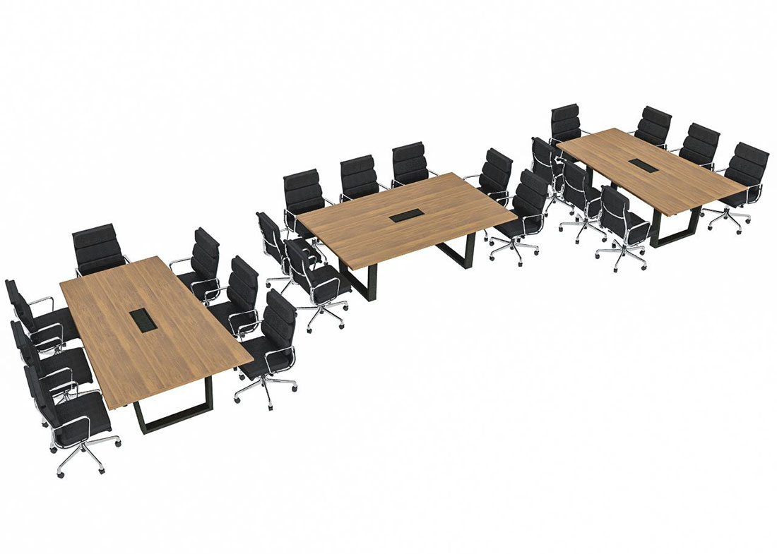 Peak 8 Construction Reconfigurable Conference Room Tables