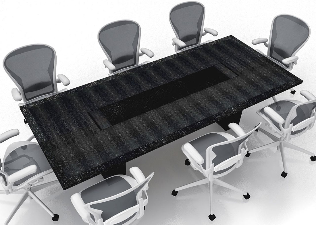Phillips and Angley Modern Wood Conference Table