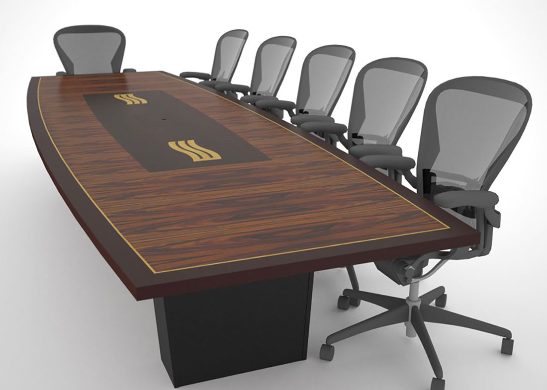 Stillwater Rectangular Conference Table with Power