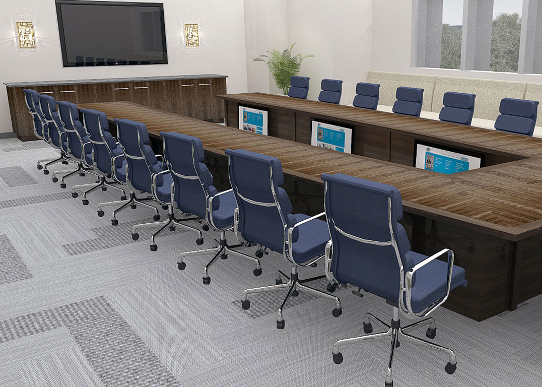 UGI Utilities Modern Conference Table with Power