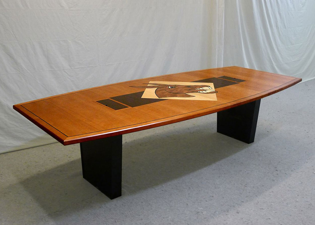 University of Central Missouri Boat Shaped Conference Table