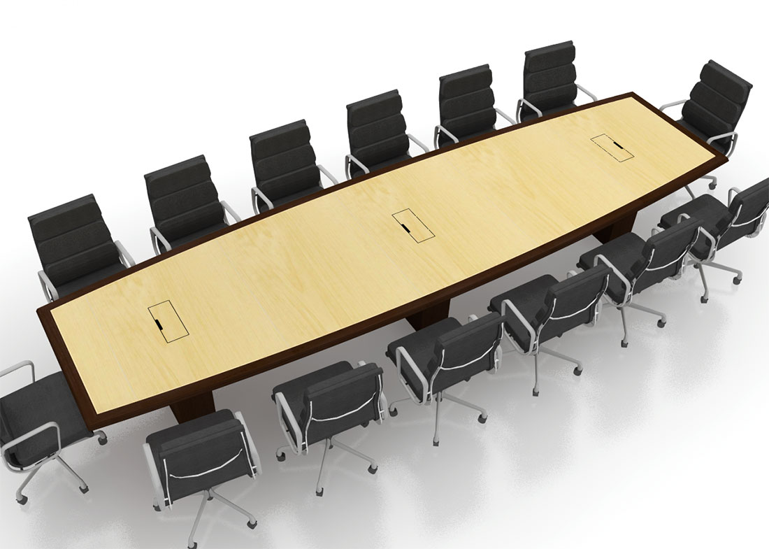 WatchGuard Custom Conference Table with Power