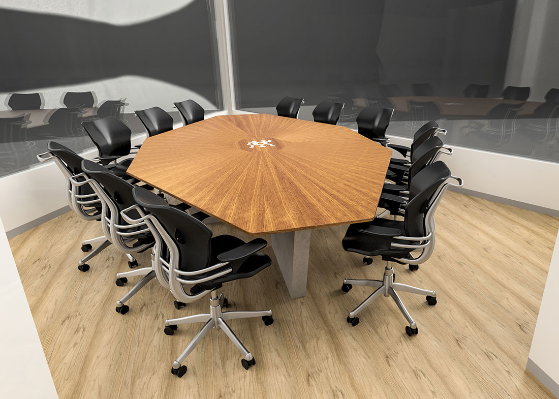 Zwilling Solid Wood Conference Table