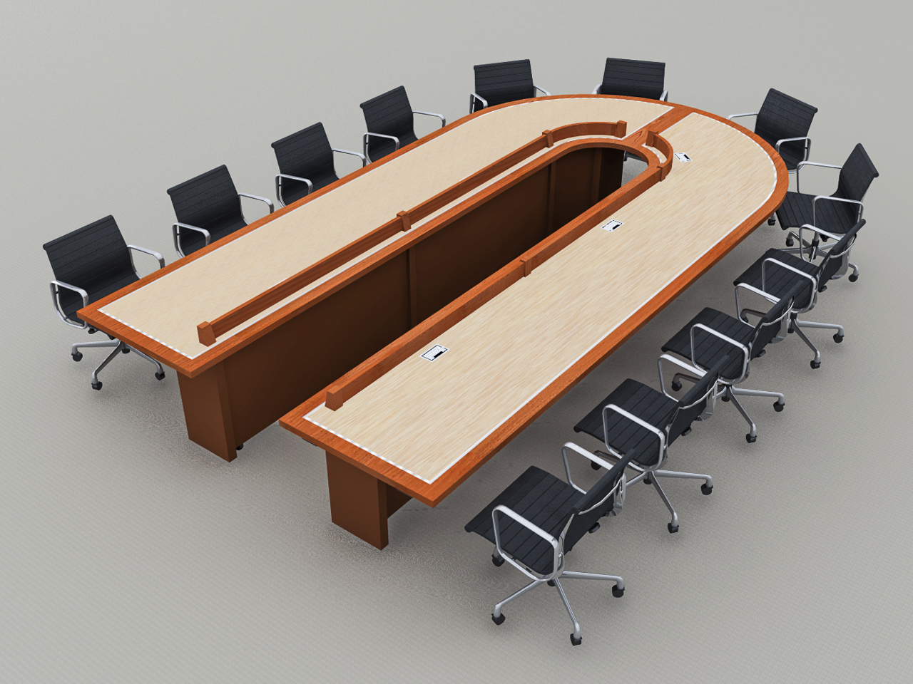 reconfigurable videoconferencing table