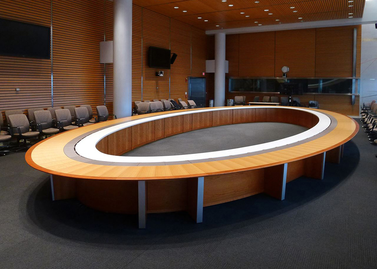 Large Oval Executive Conference Table
