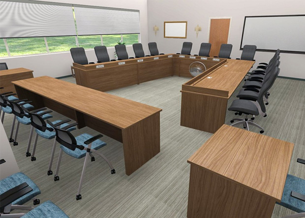 Municipal / First Responders Conference Table Design
